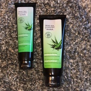 AHAVA Aloe Vera Foot Cream and Salt Scrub